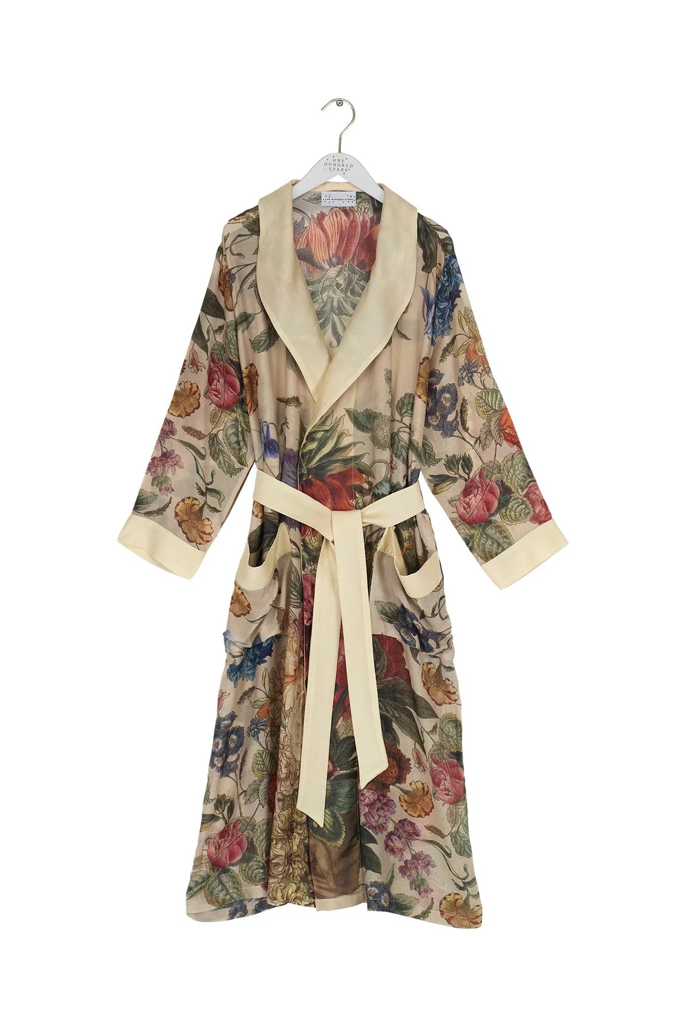 Gown | Primula Stone Dressing Gown One Hundred Stars 
