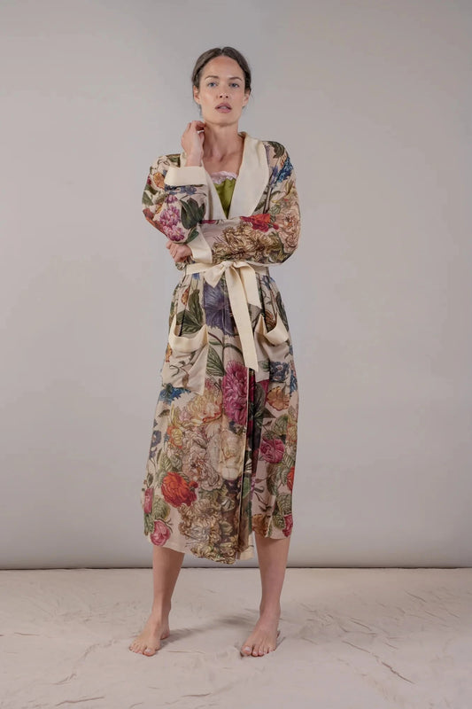 Gown | Primula Stone Dressing Gown One Hundred Stars 