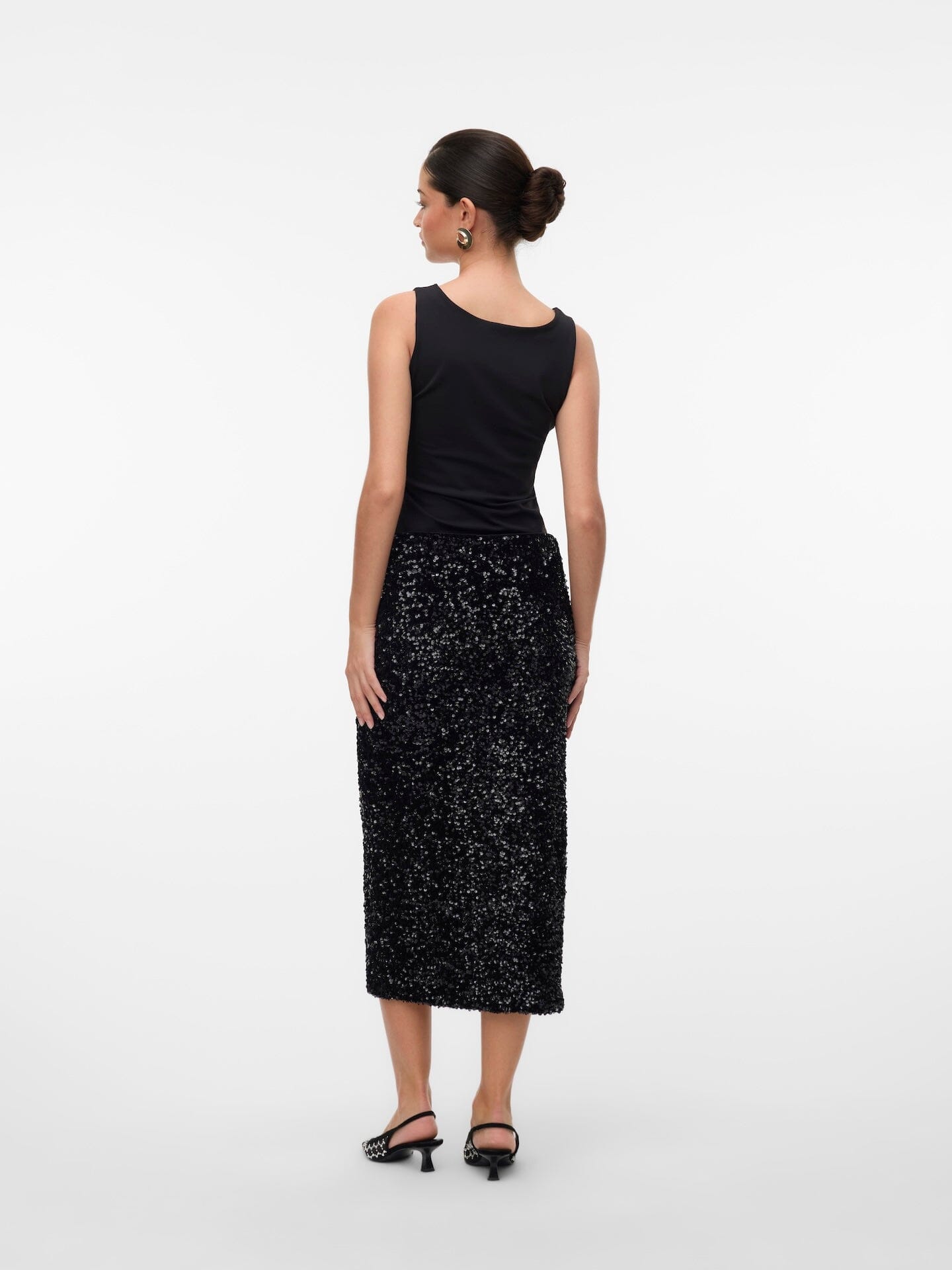 Halia Skirt | Black Skirt Vero Moda 