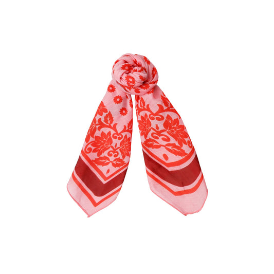 Hally Mini Scarf | Coral Scarves Black Colour 