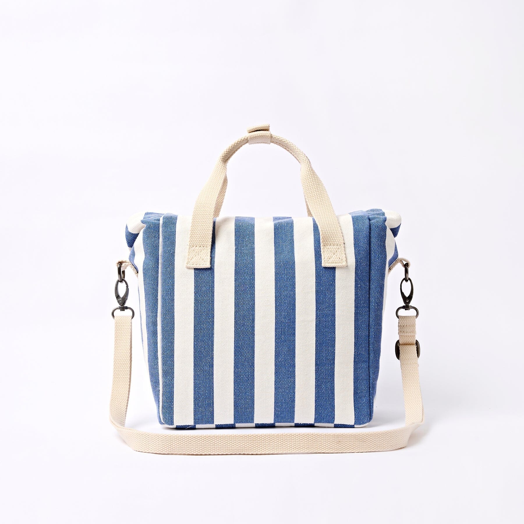 Hampstead Lunch Bag | Denim Stripe Backpacks Roka 