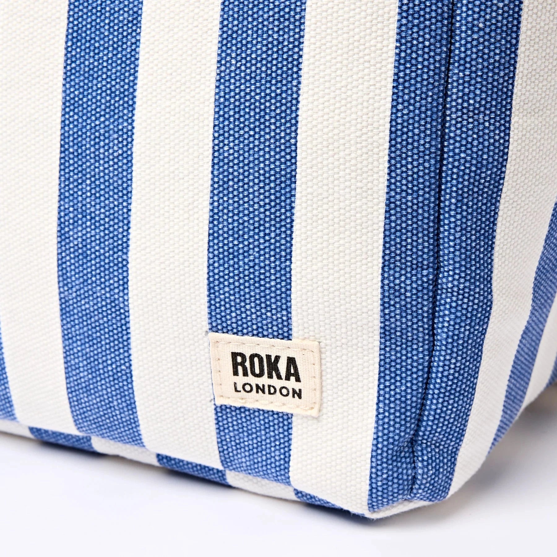 Hampstead Lunch Bag | Denim Stripe Backpacks Roka 