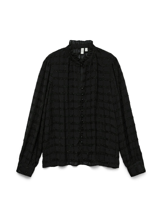 Havana Shirt | Black Blouse Vero Moda 