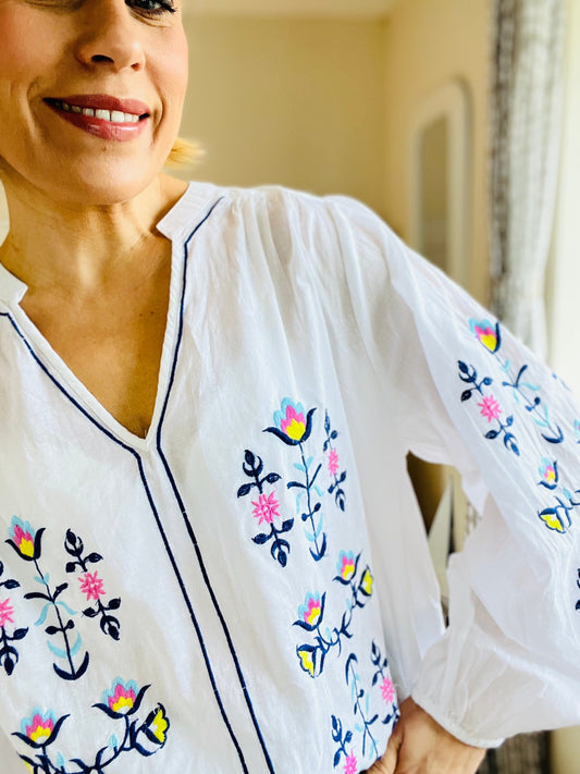 Helene Blouse | 2 Colours Blouse French Edit 