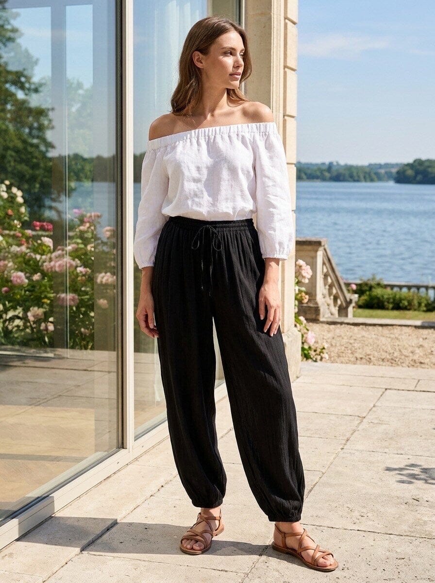 Hera Jogger Pants | 3 Colours Shorts Parisienne Collection Black 