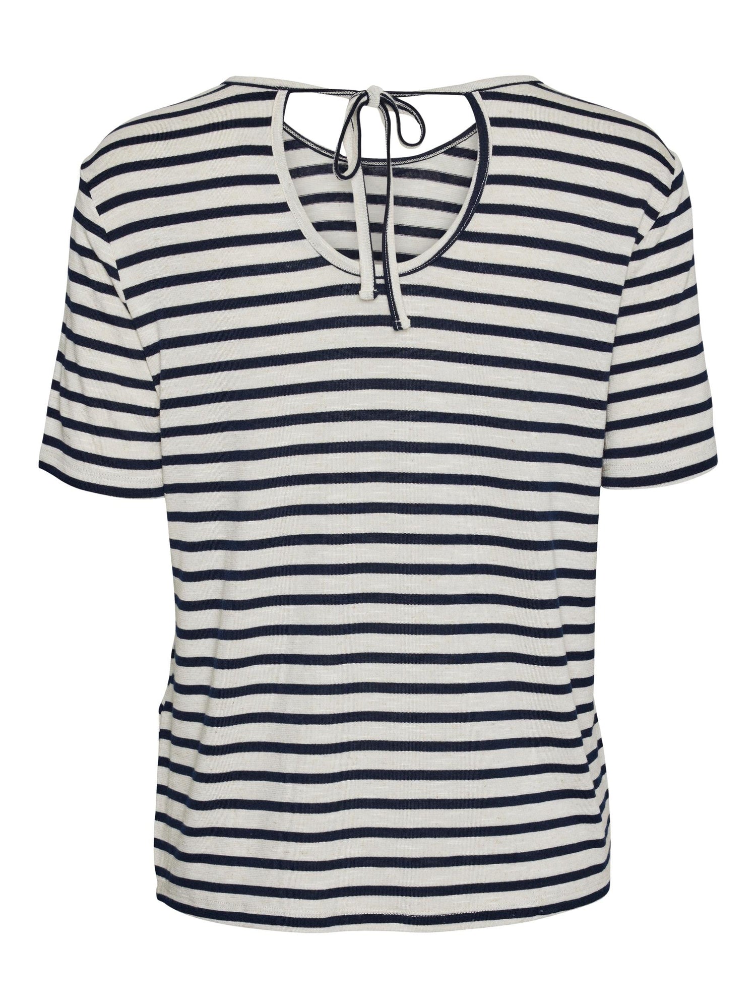 Holly Stripe Top | Silver Lining/Navy Blazer Shirts & Tops Vero Moda 
