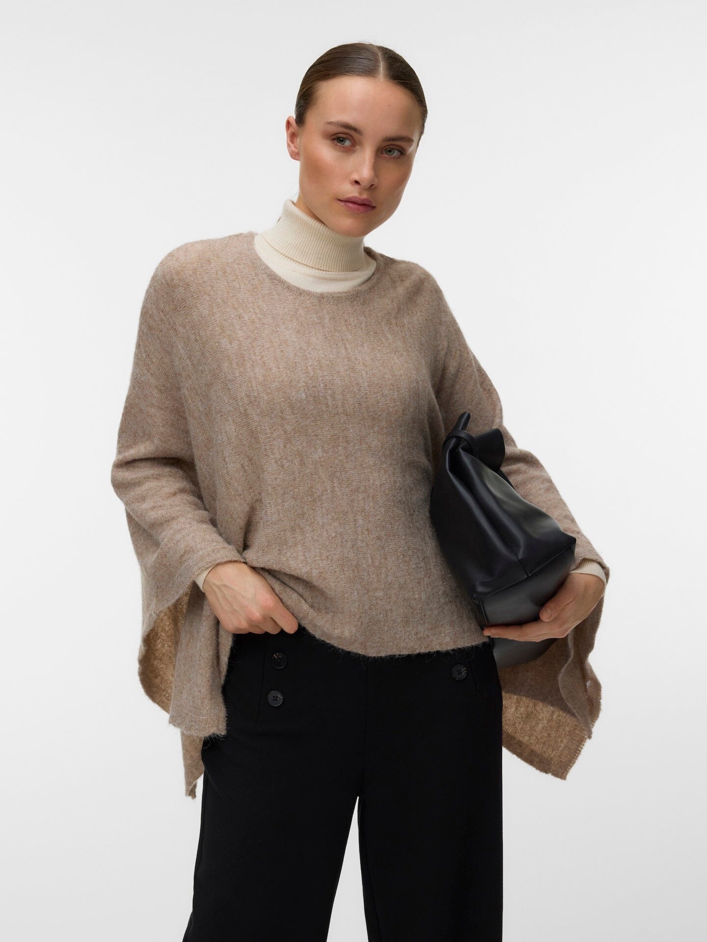 Isla Cape | Silver Mink Poncho Vero Moda 
