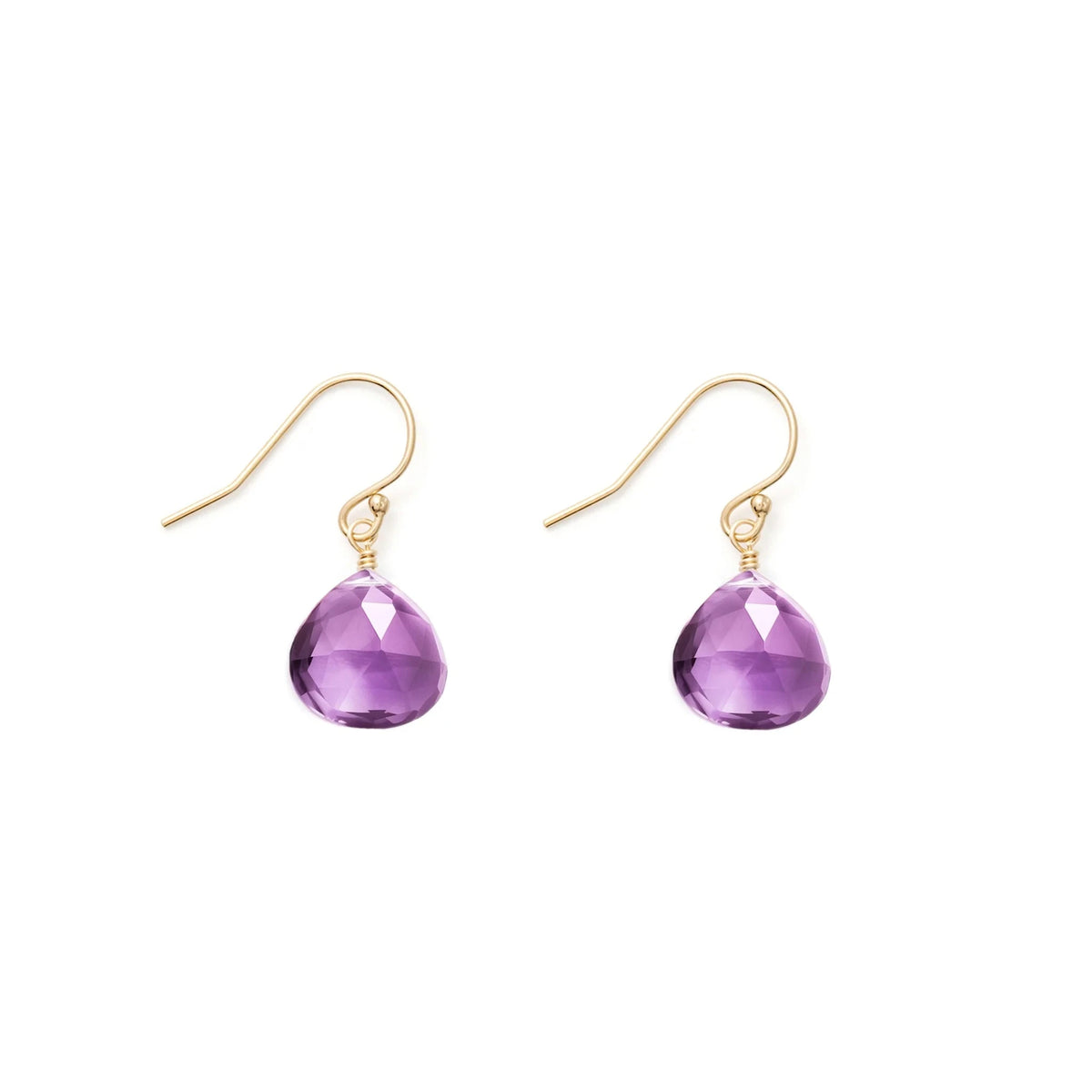 Isla Drop Earrings | Purple Amethyst Earrings Wanderlust Life 