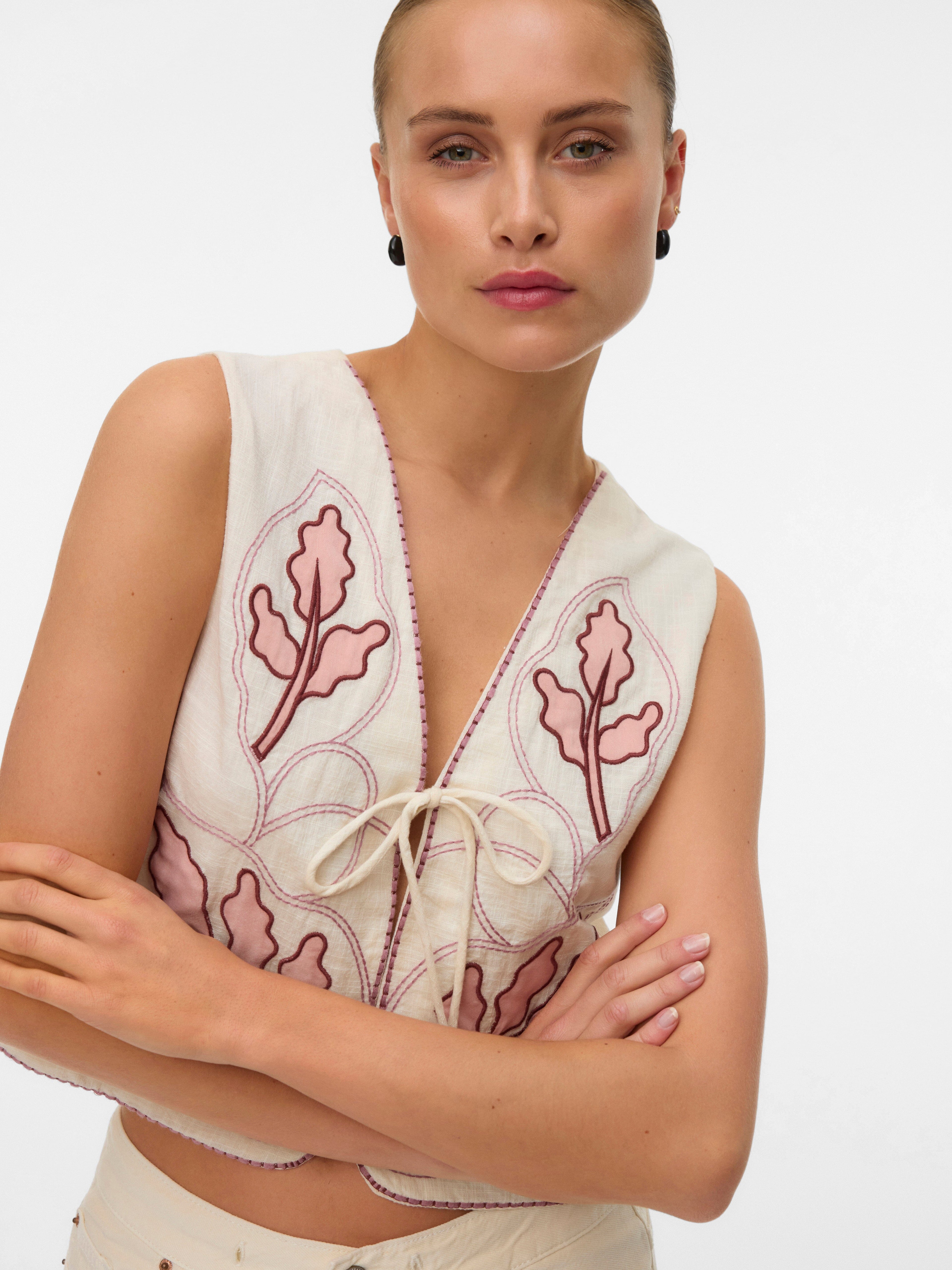 Jamila Vest | Birch Blouse Vero Moda 