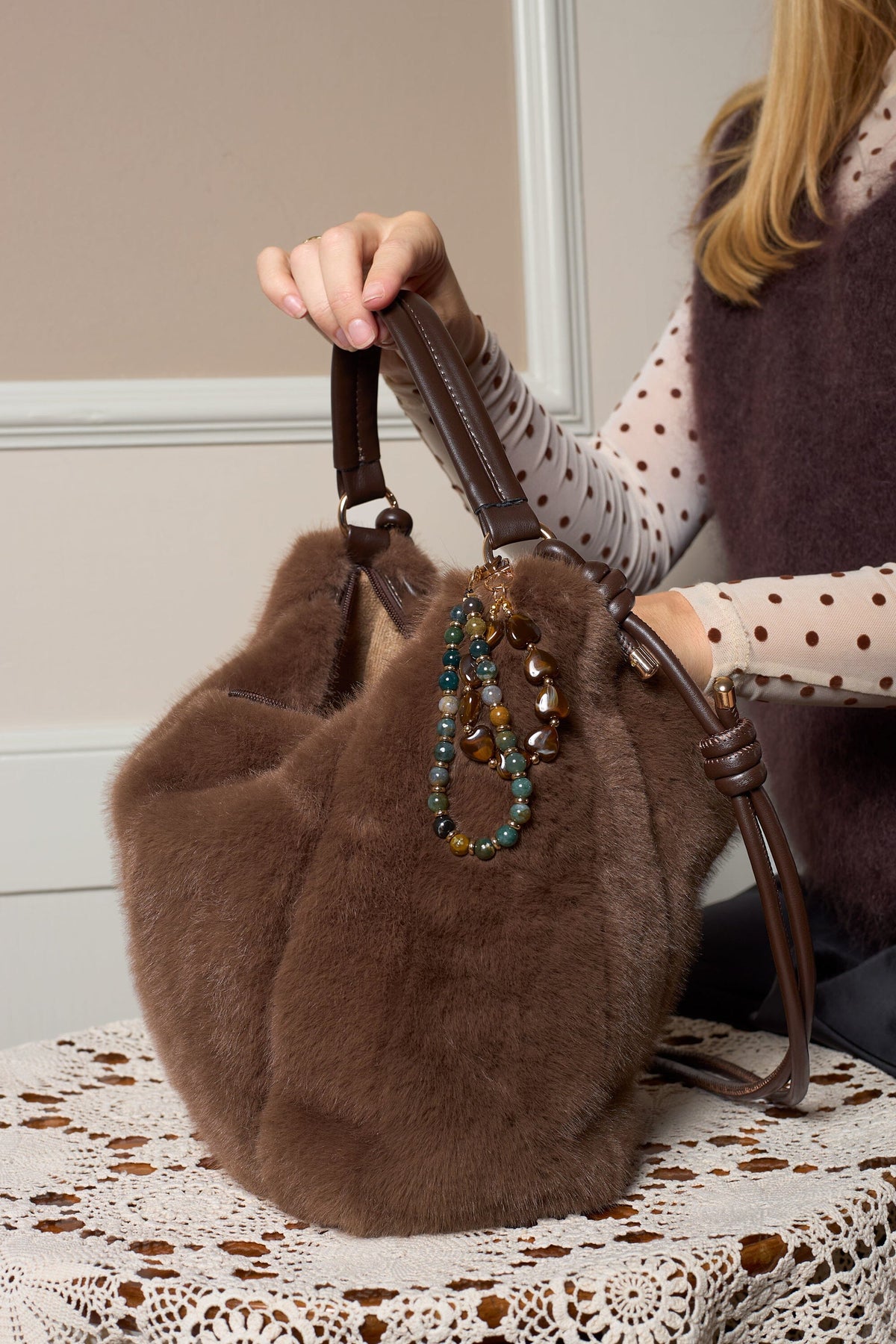 Jane Crossover Bag | Coffee Handbags Black Colour 