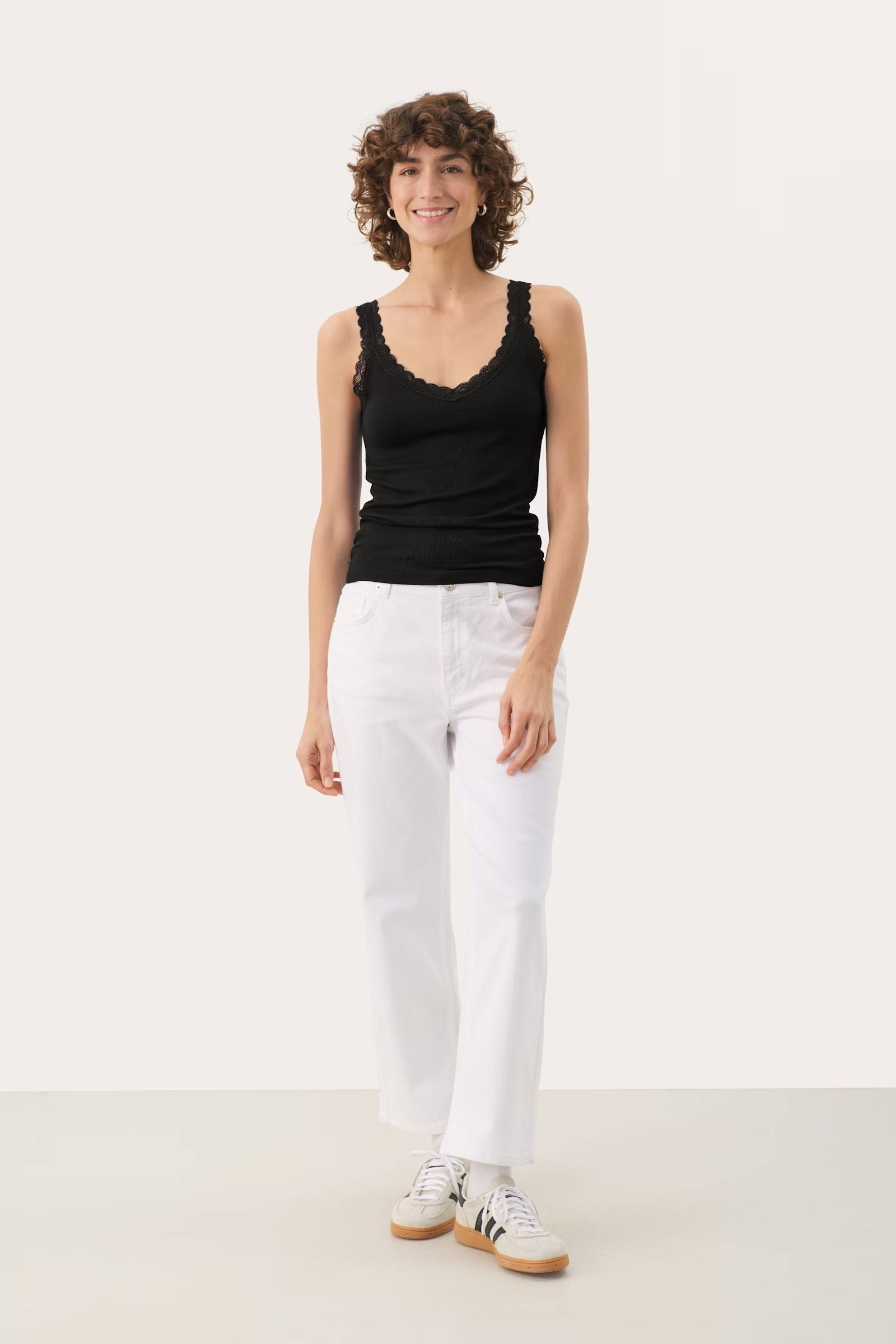 Jelona Top | 2 Colours Top Part Two Black XS - UK 8 