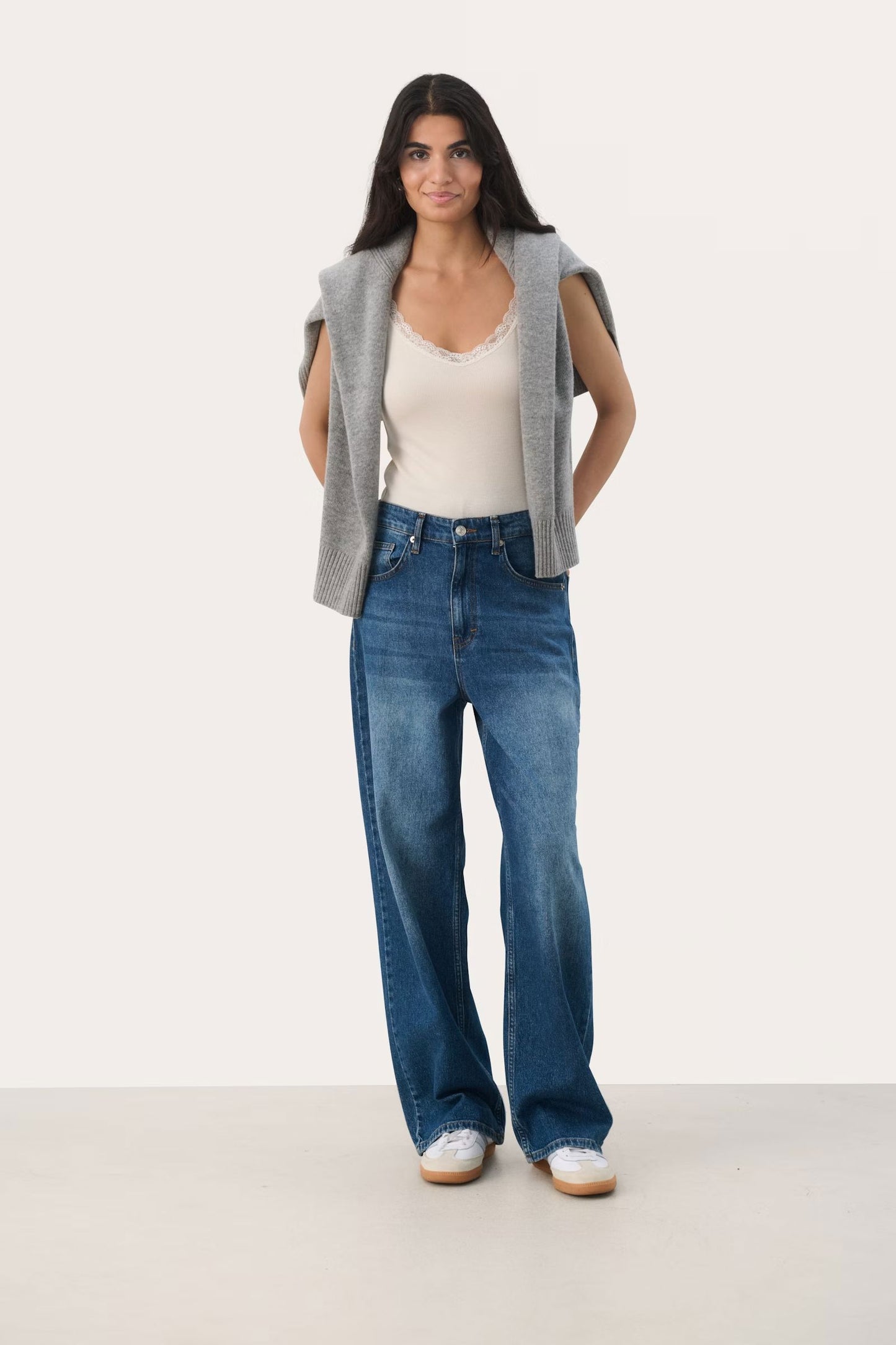 Jelona Top | 2 Colours Top Part Two Whitecap Grey XS - UK 8 