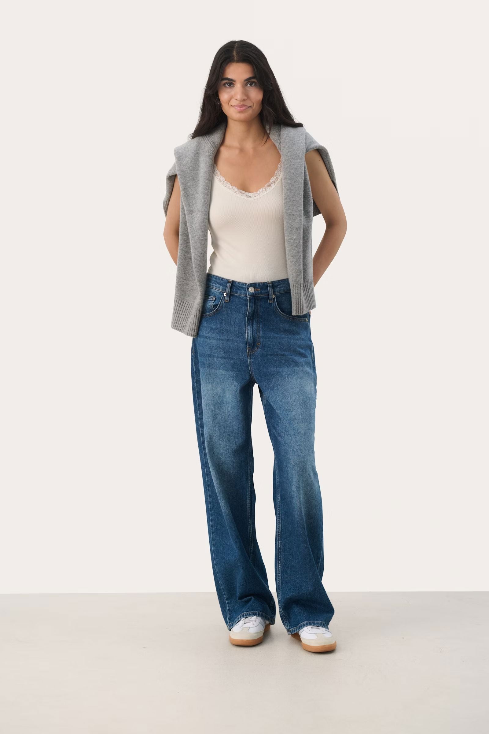 Jelona Top | 2 Colours Top Part Two Whitecap Grey XS - UK 8 