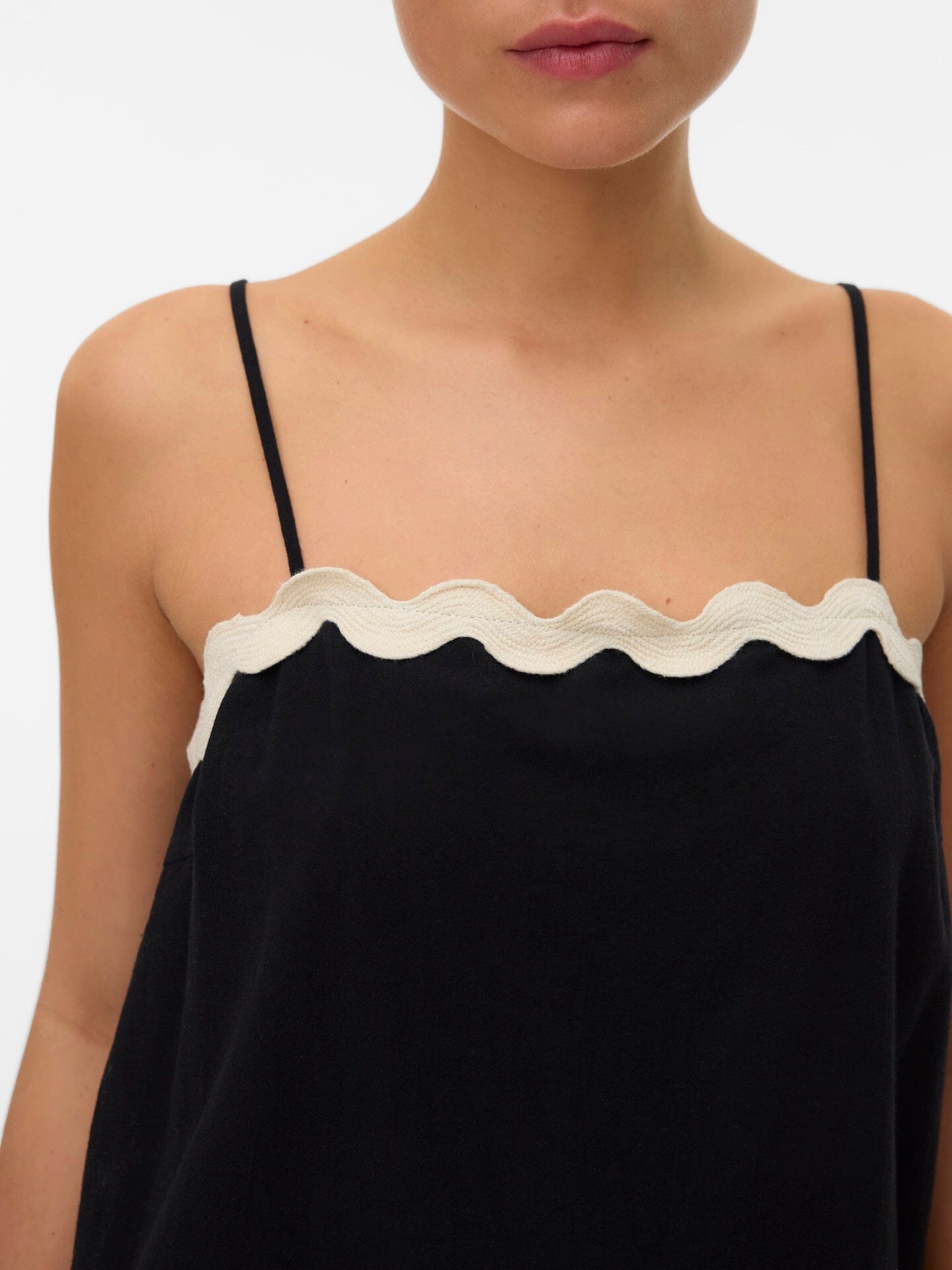 Jenna Top | Black/Birch Blouse Vero Moda 