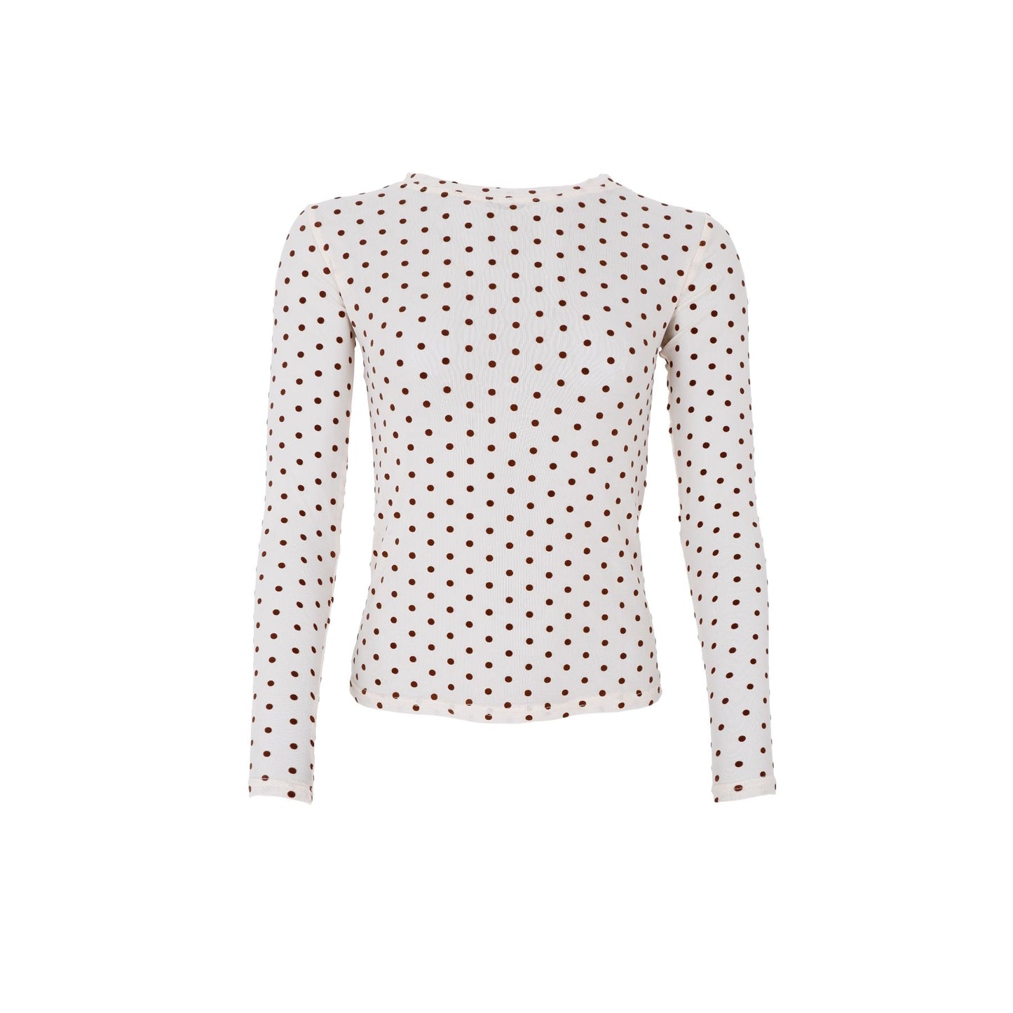 Jennie Dotted Mesh Blouse | 2 Colours Shirts & Tops Black Colour 