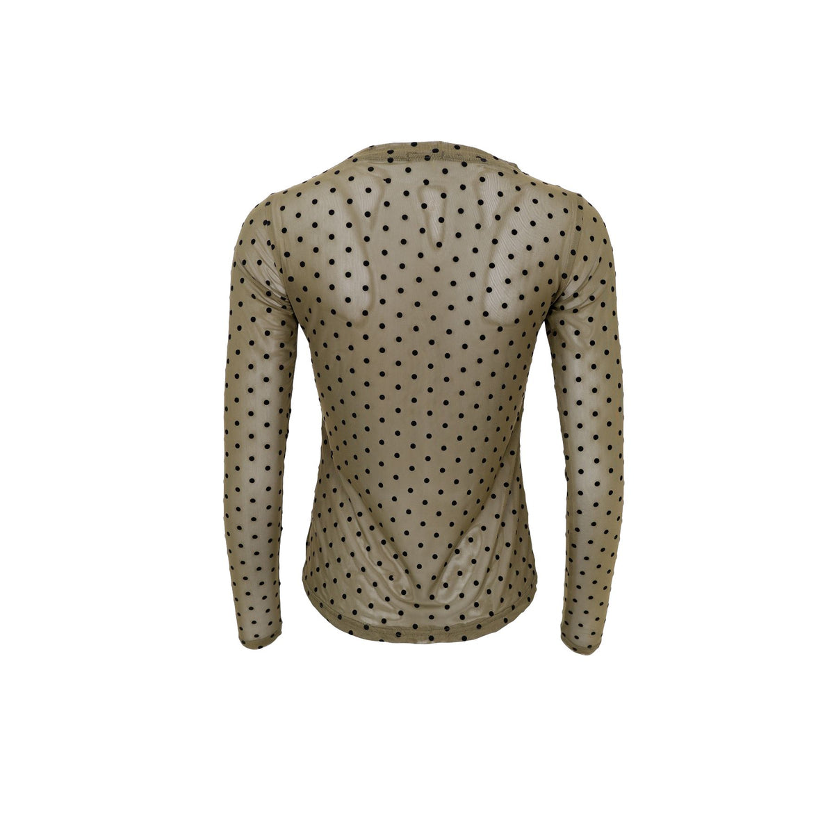 Jennie Dotted Mesh Blouse | 3 Colours Shirts & Tops Black Colour 