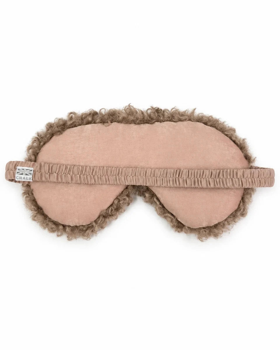 Joe Eye Mask | Curly | Biscuit Eye Mask Chalk 