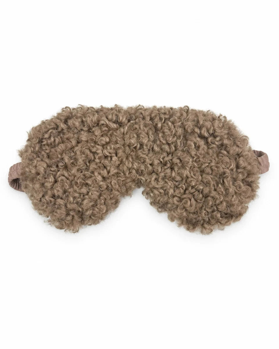 Joe Eye Mask | Curly | Biscuit Eye Mask Chalk 