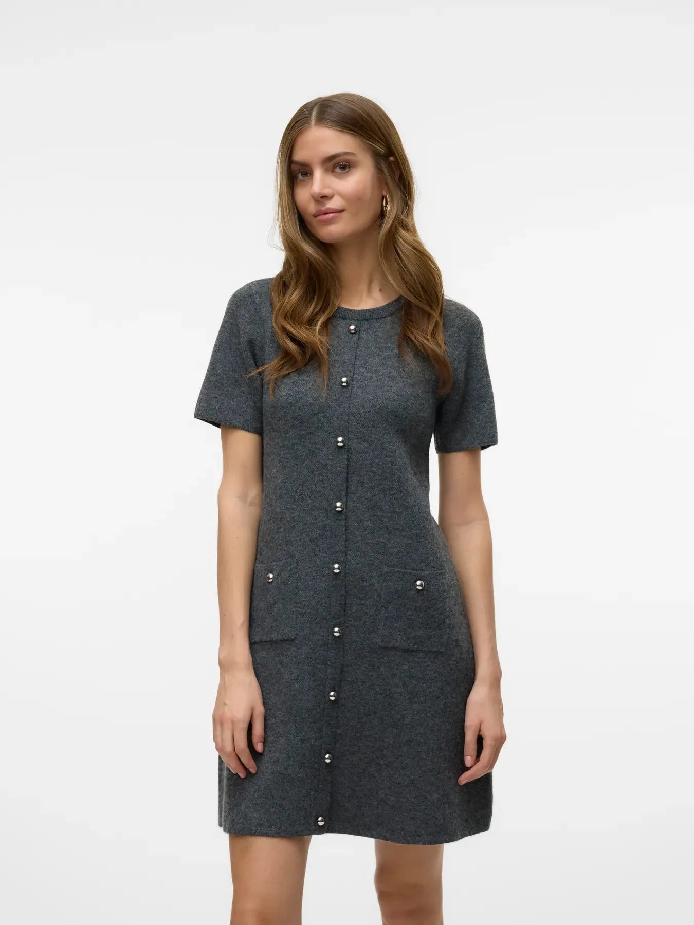 Johanna Dress | Medium Grey Dresses Vero Moda 