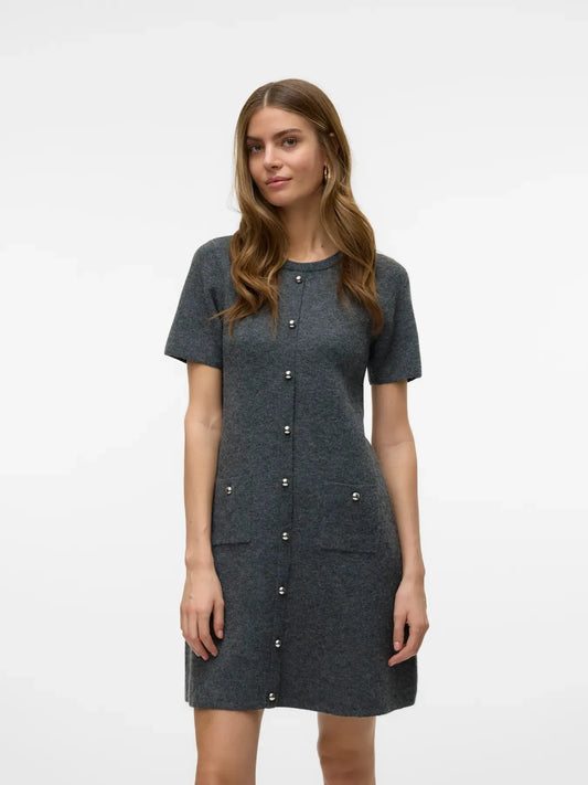 Johanna Dress | Medium Grey Dresses Vero Moda 