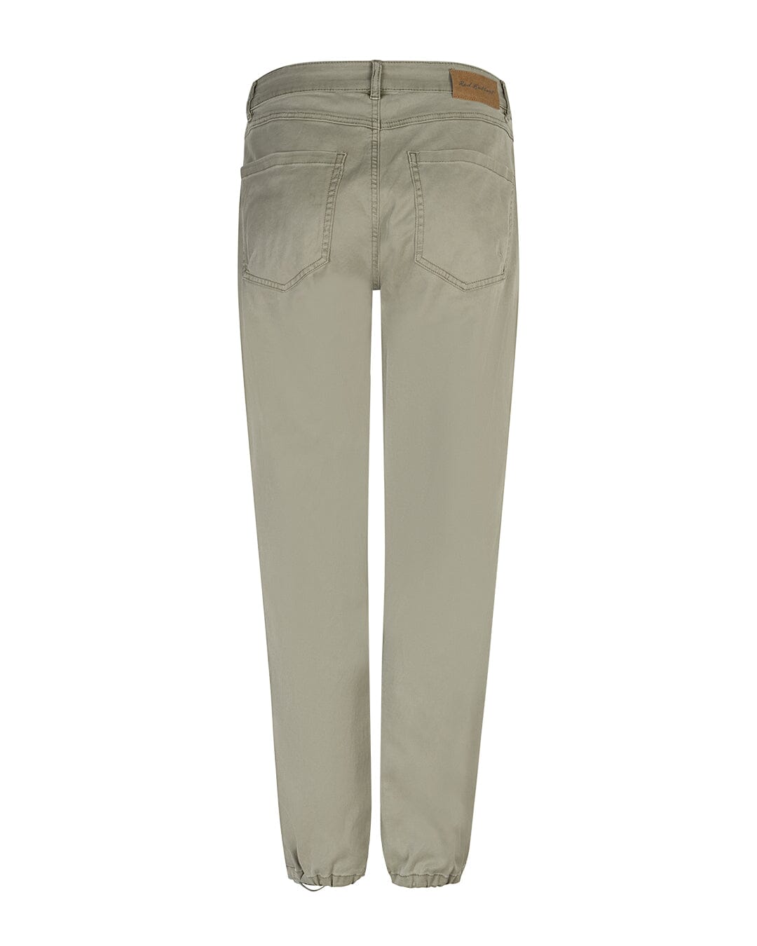 Jules Trousers | Light Khaki Pants Red Button 