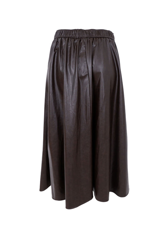 Juliet Vegan Skirt | Coffee Skirt Black Colour 