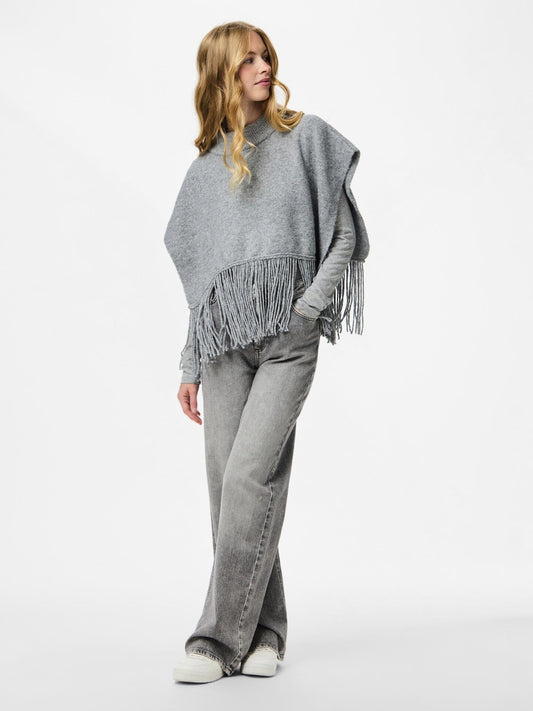 Julle Poncho | Light Grey Waistcoat Pieces 