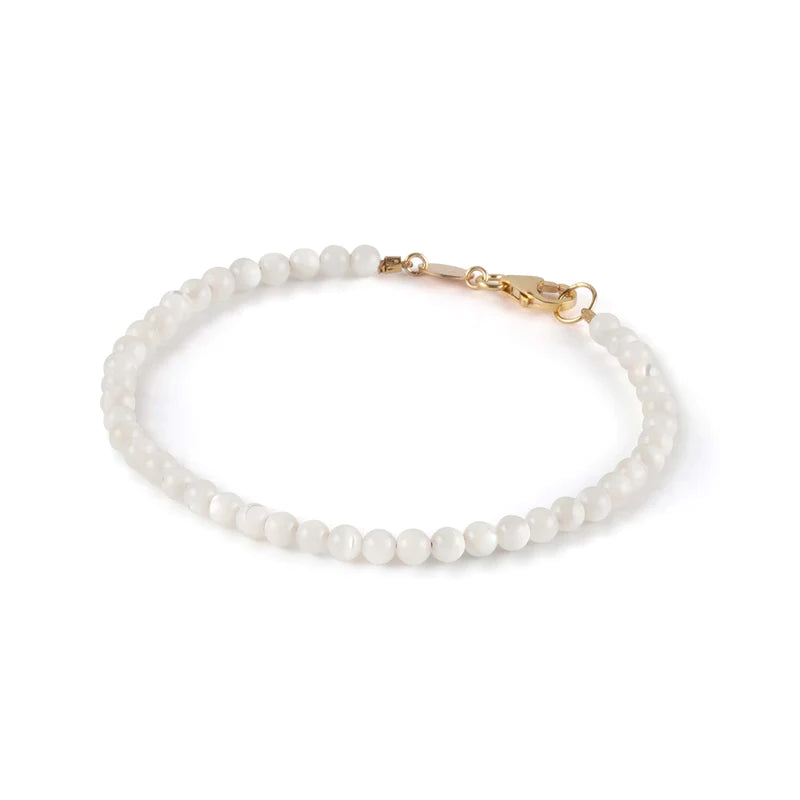 Kai Beaded Bracelet | Mother of Pearl Wanderlust Life 