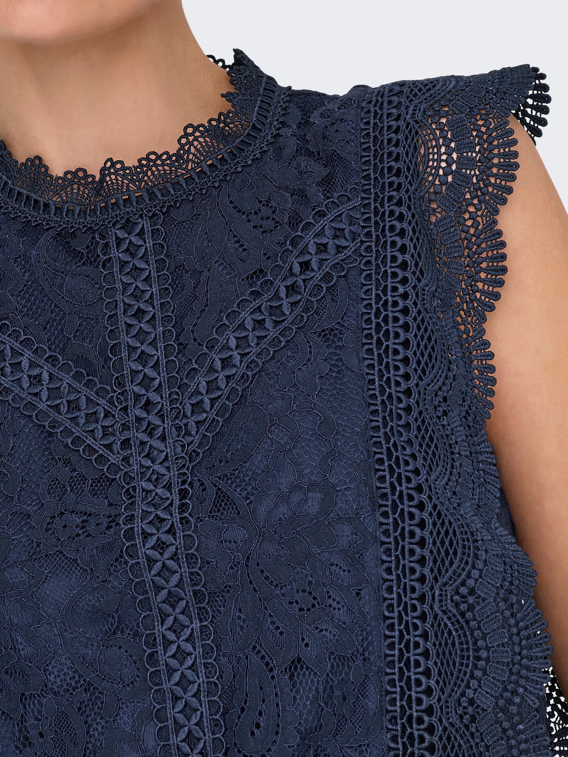 Karo Lace Top Shirt Only 