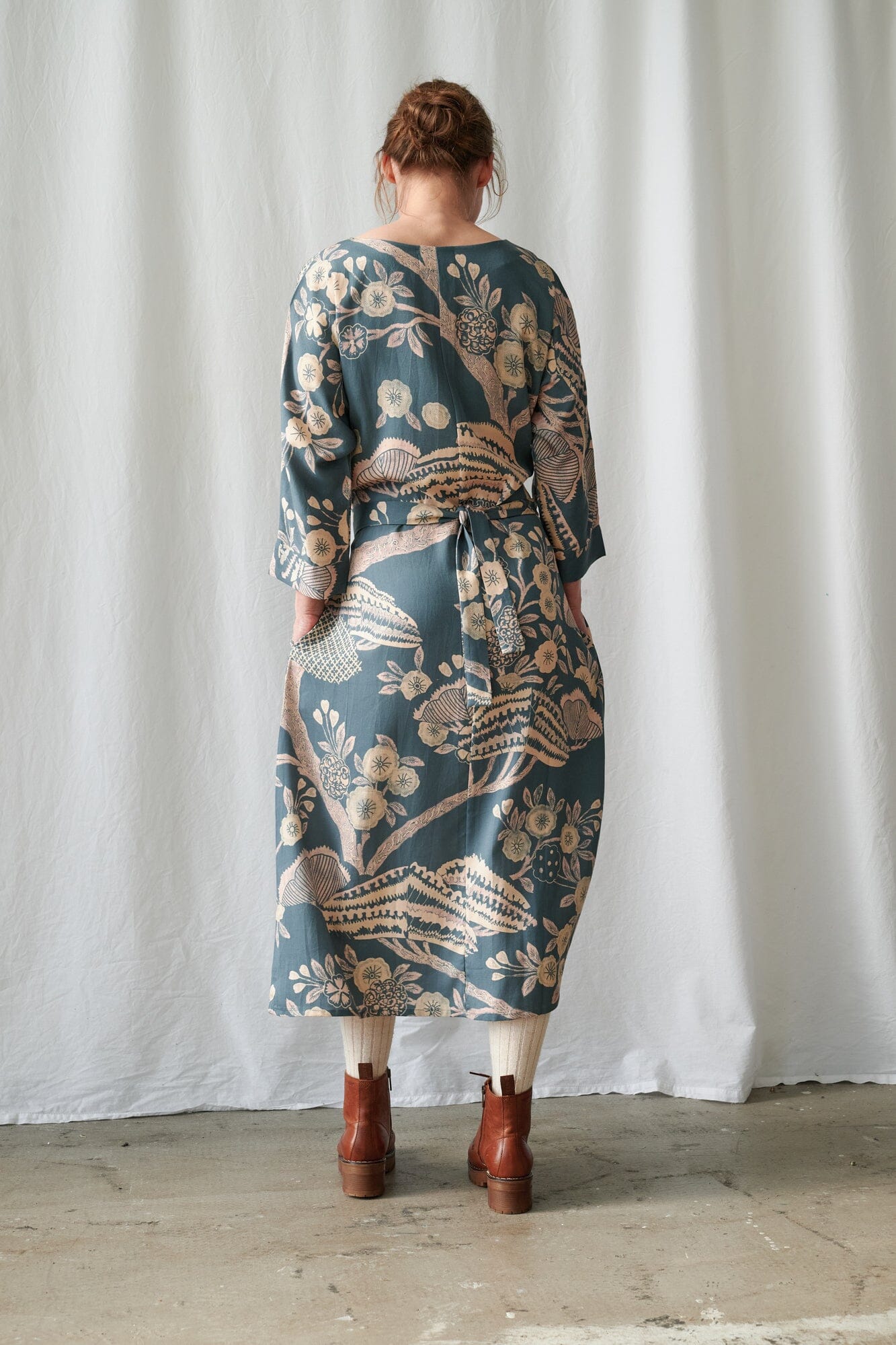 Kate Dress | Rosa | Blue Dress One Hundred Stars 