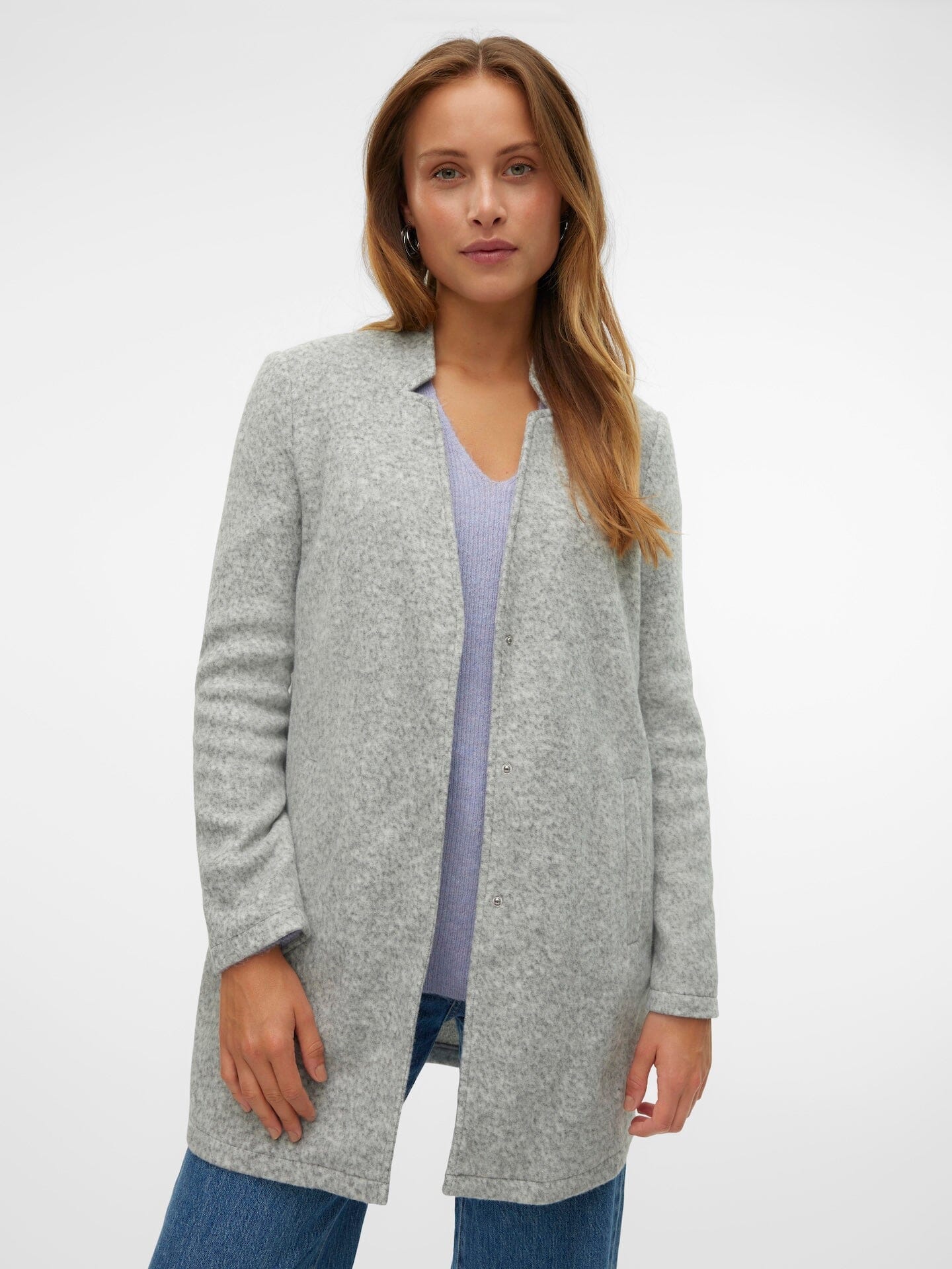 Katrine Jacket | Light Grey Coats & Jackets Vero Moda 