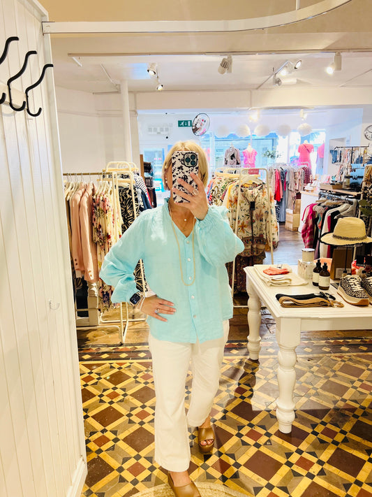 Kay Shirt | 6 Colours Top Miss Sugar Aqua 