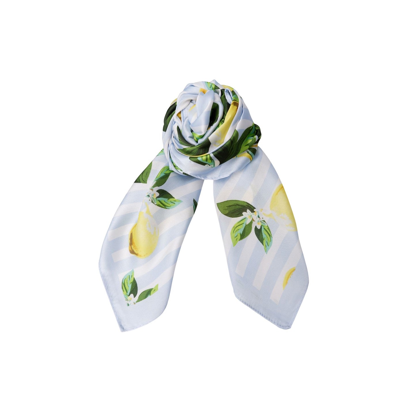 Kayla Mini Scarf | Light Blue Scarves Black Colour 