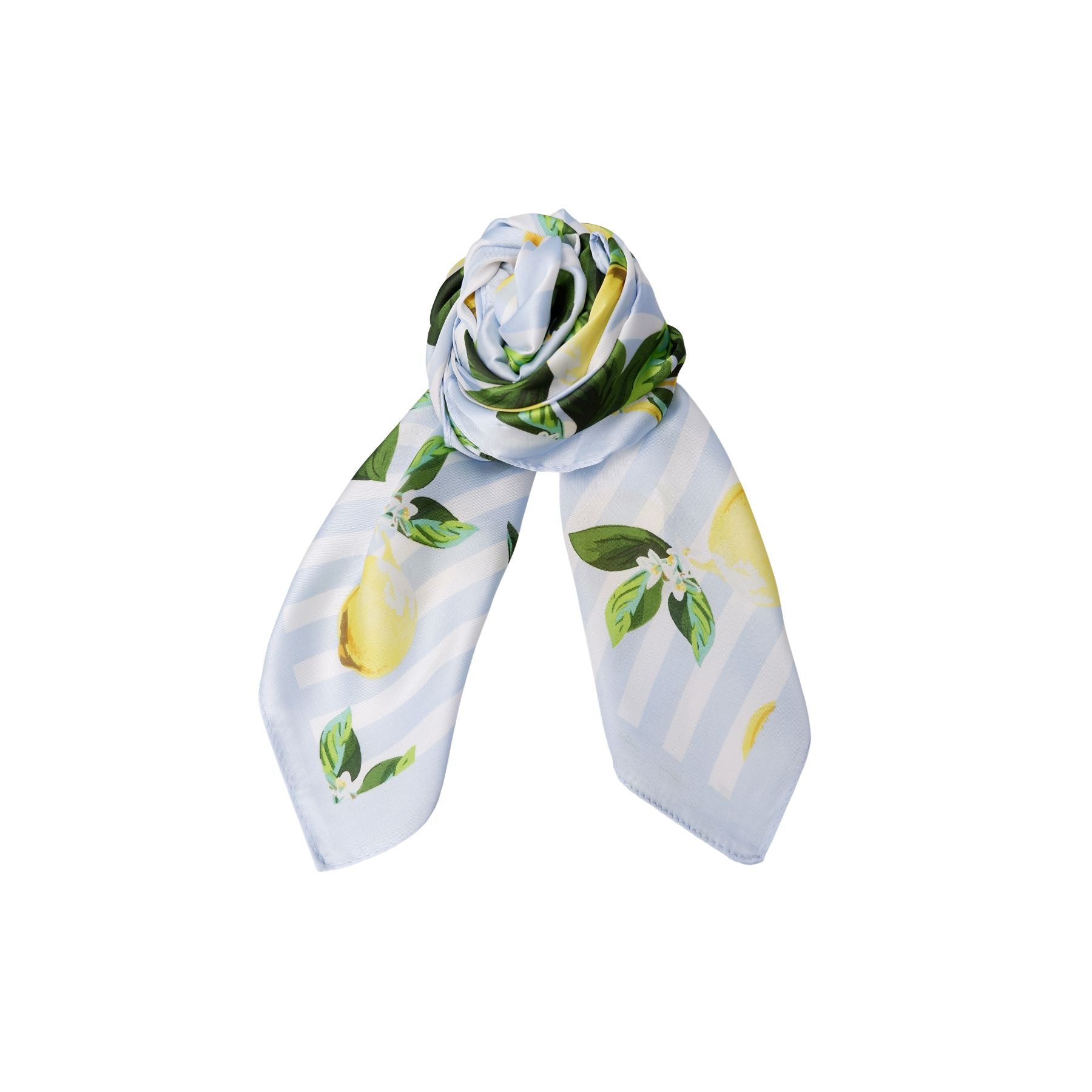 Kayla Mini Scarf | Light Blue Scarves Black Colour 