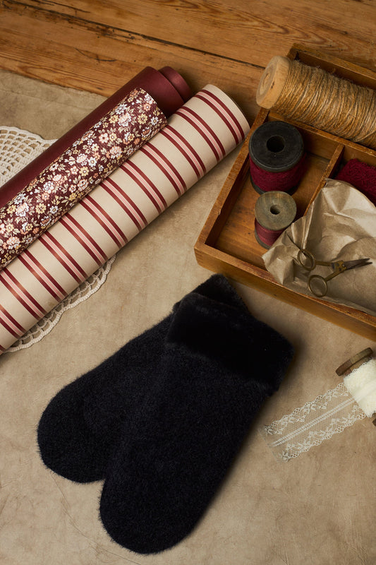 Keeley Mittens | 2 Colours Gloves & Mittens Black Colour 