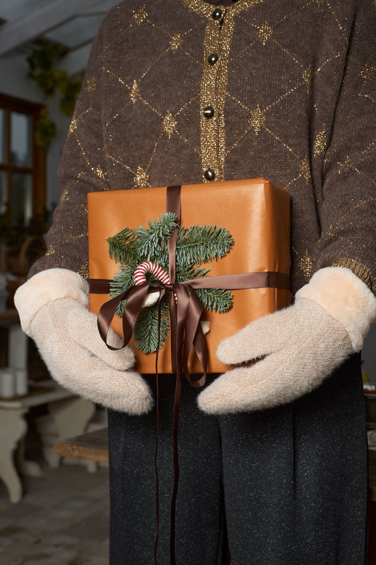 Keeley Mittens | 2 Colours Gloves & Mittens Black Colour 