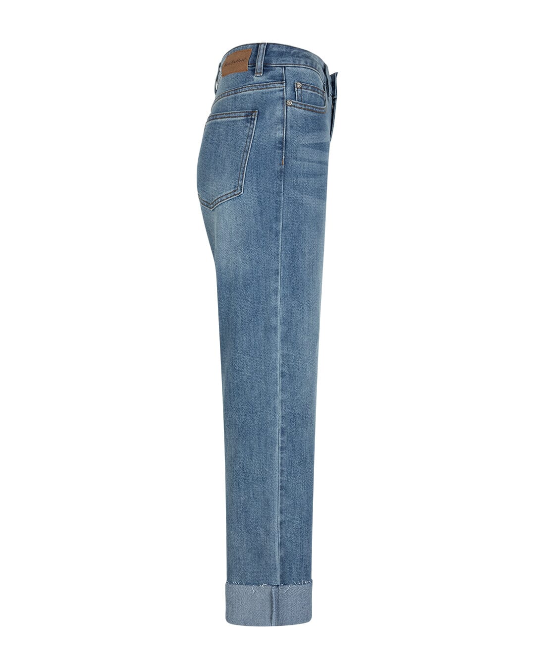 Kim Contrast Jeans | Stone Used Pants Red Button 