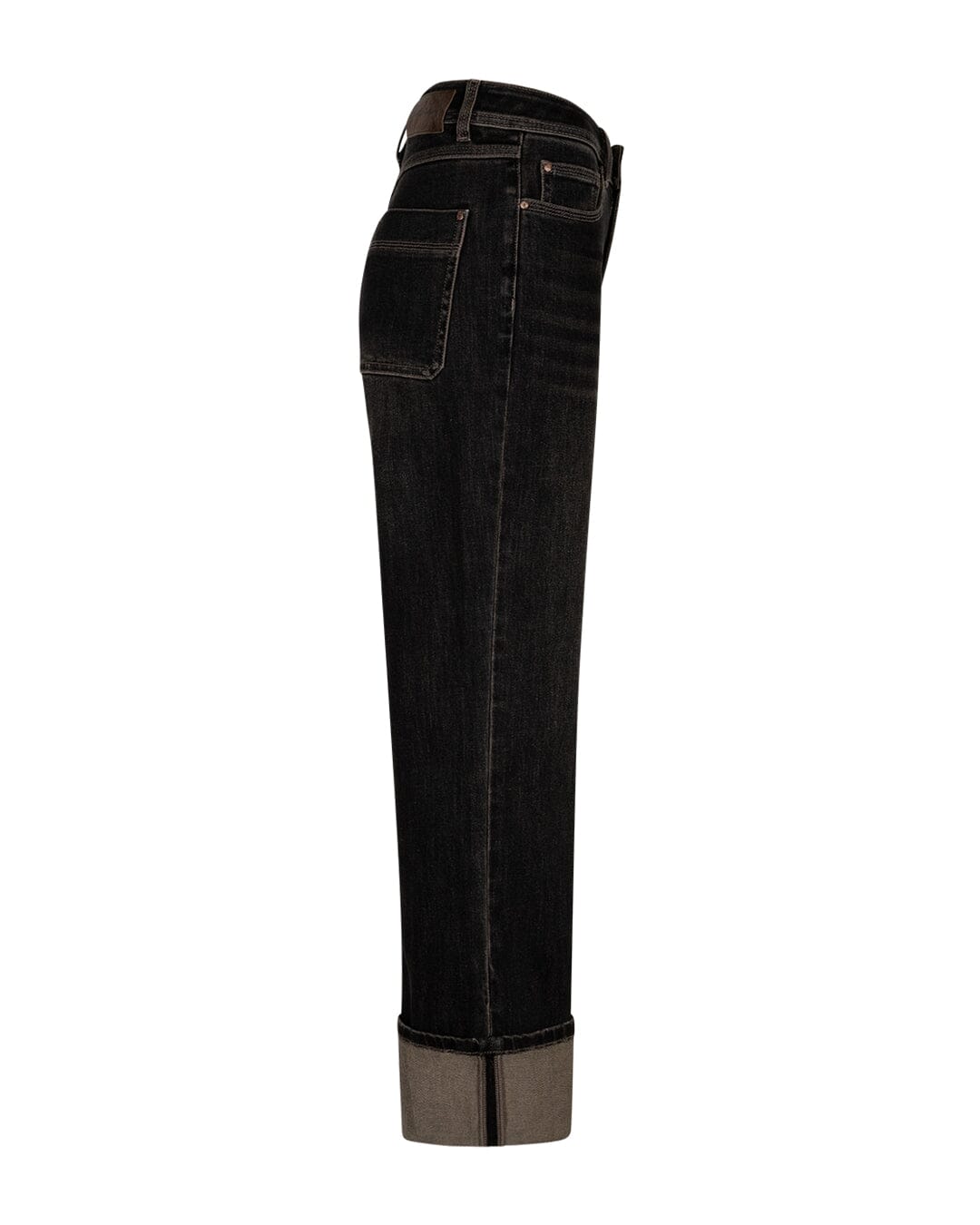 Kim Trousers | Brown Pants Red Button 