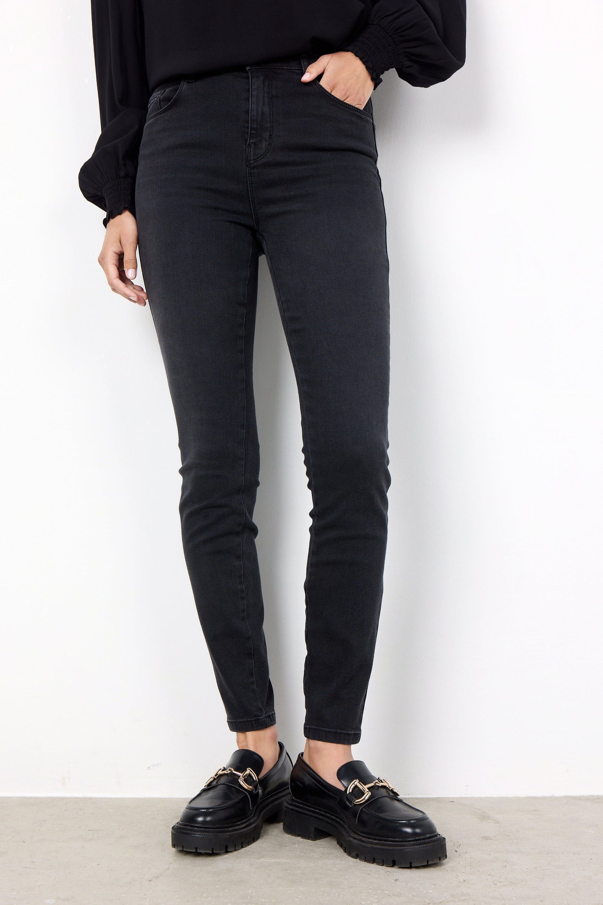 Kimberley Patrizia Jeans | Dark Grey Denim Jeans Soya Concept 