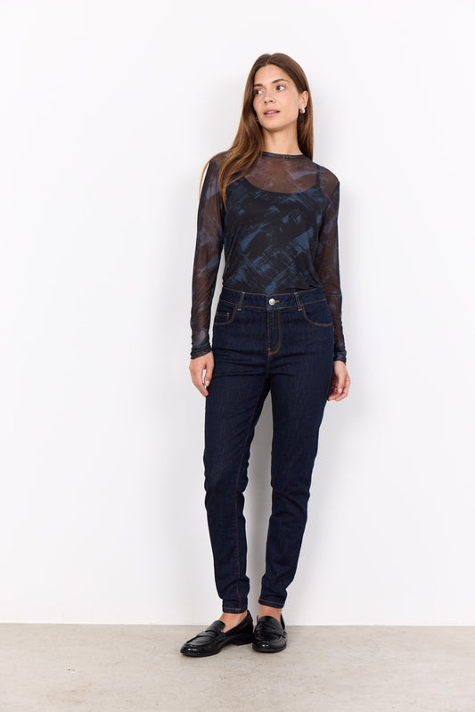 Kimberley Patrizia Jeans | Raw Blue Denim Jeans Soya Concept 