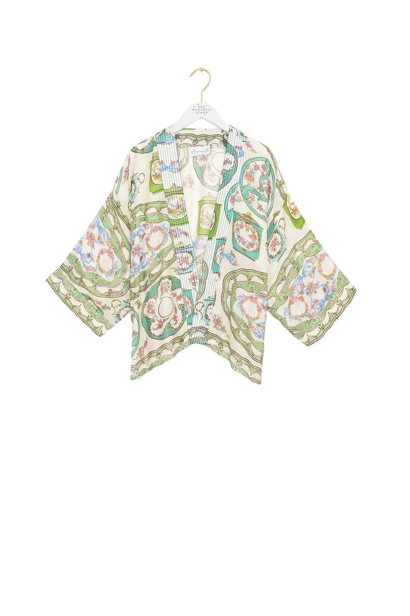 Kimono | Afternoon Tea | Green Kimonos One Hundred Stars 