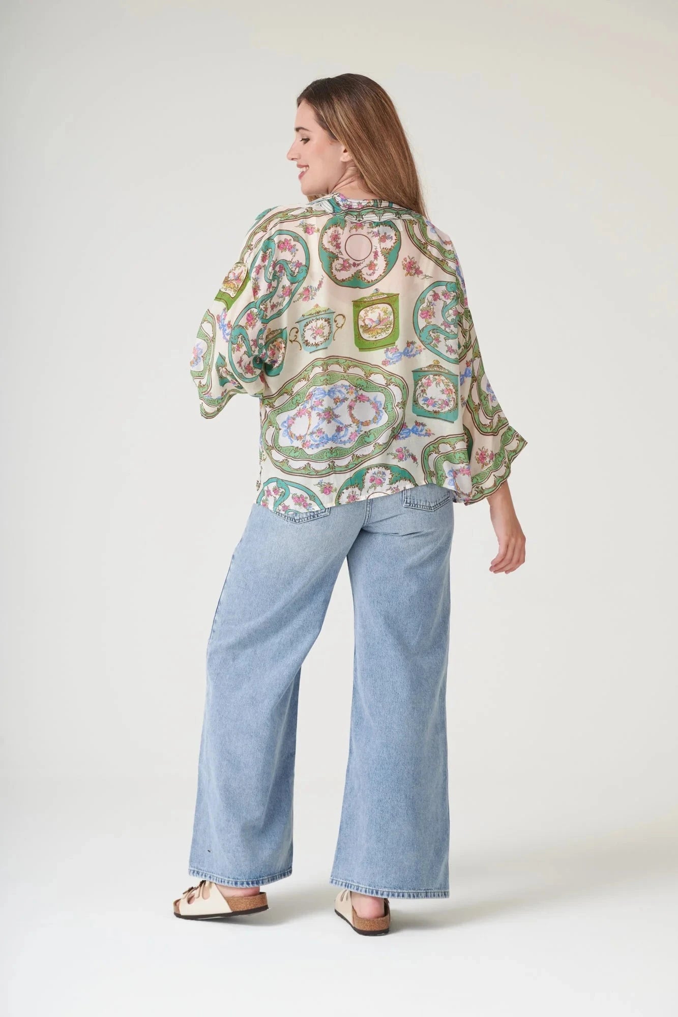 Kimono | Afternoon Tea | Green Kimonos One Hundred Stars 