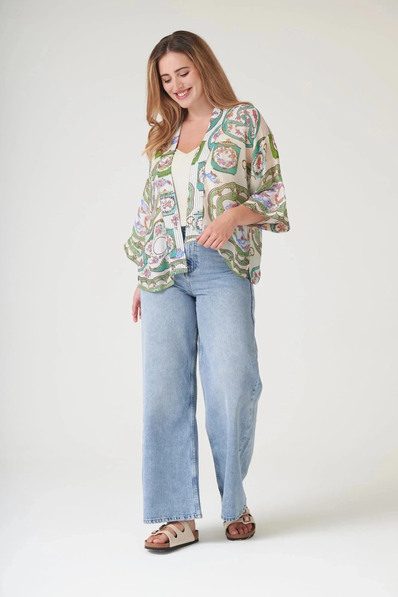 Kimono | Afternoon Tea | Green Kimonos One Hundred Stars 