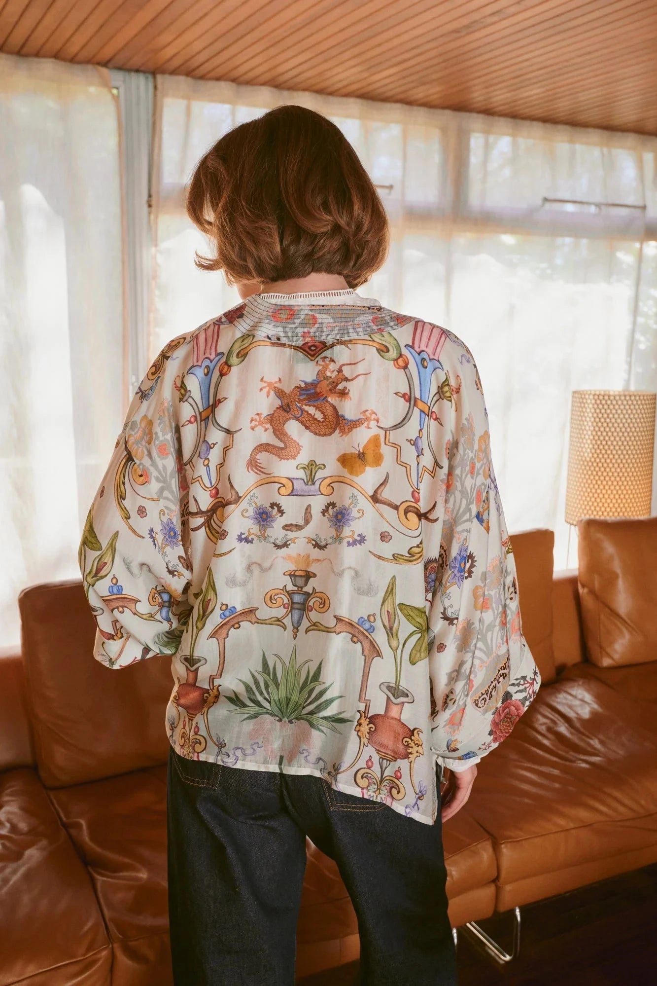 Kimono | Cornucopia | Ivory Casual Kimonos One Hundred Stars 