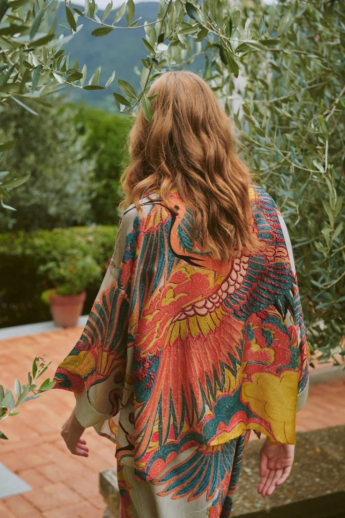 Kimono | Crane | Stone Kimonos One Hundred Stars 