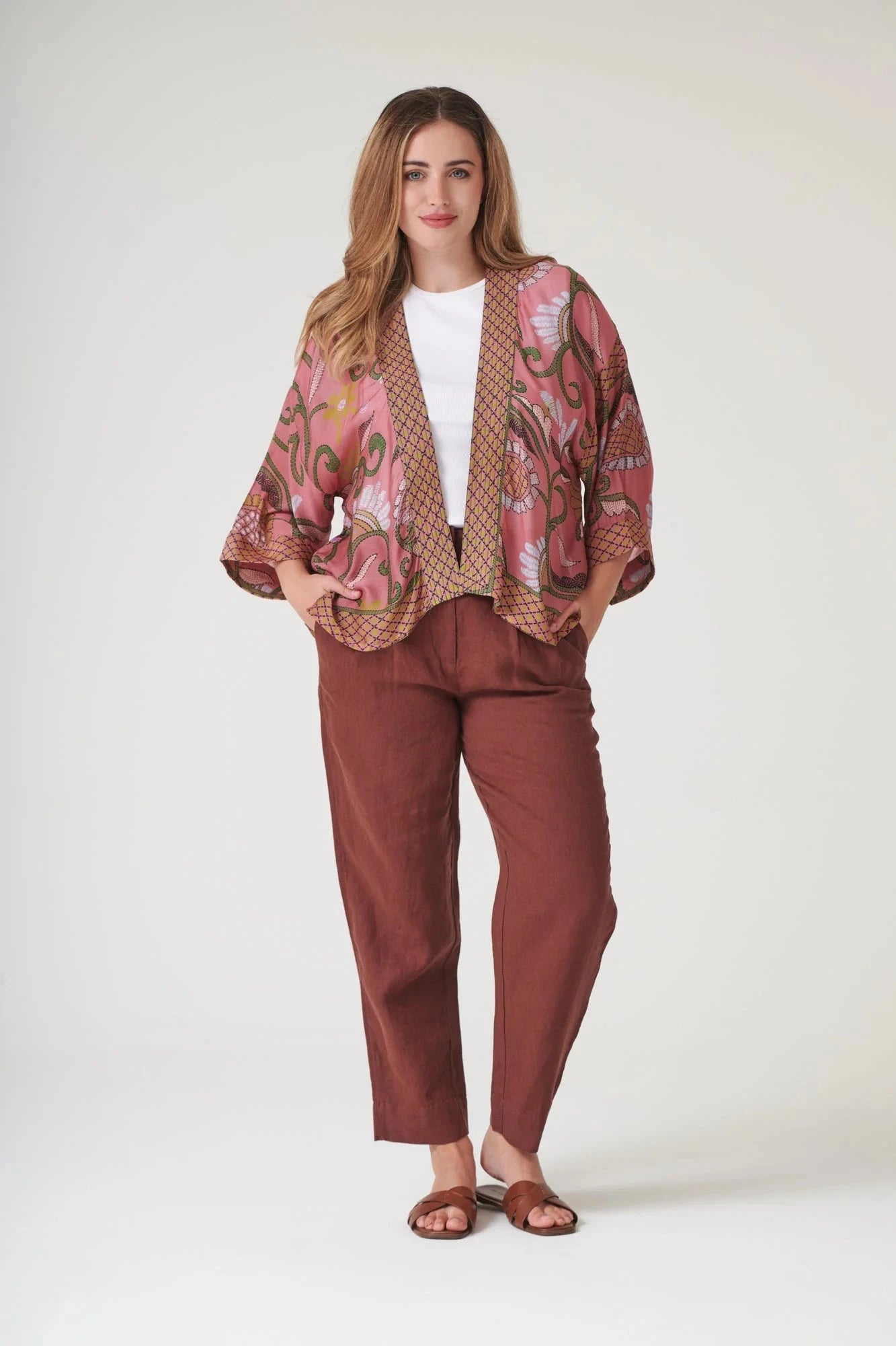 Kimono | Giant Kantha | Dusk Kimonos One Hundred Stars 