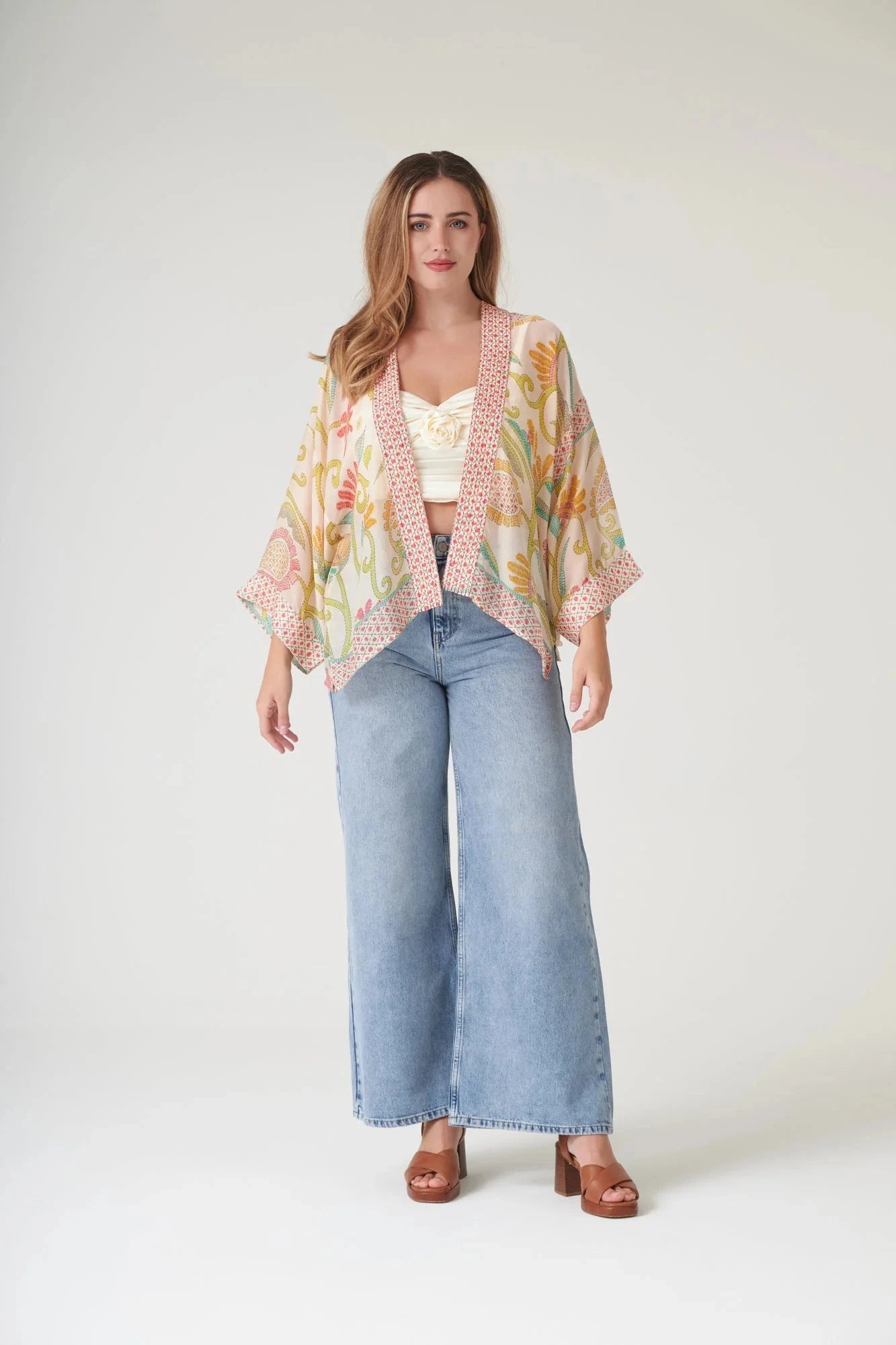 Kimono | Giant Kantha | Lime Kimonos One Hundred Stars 
