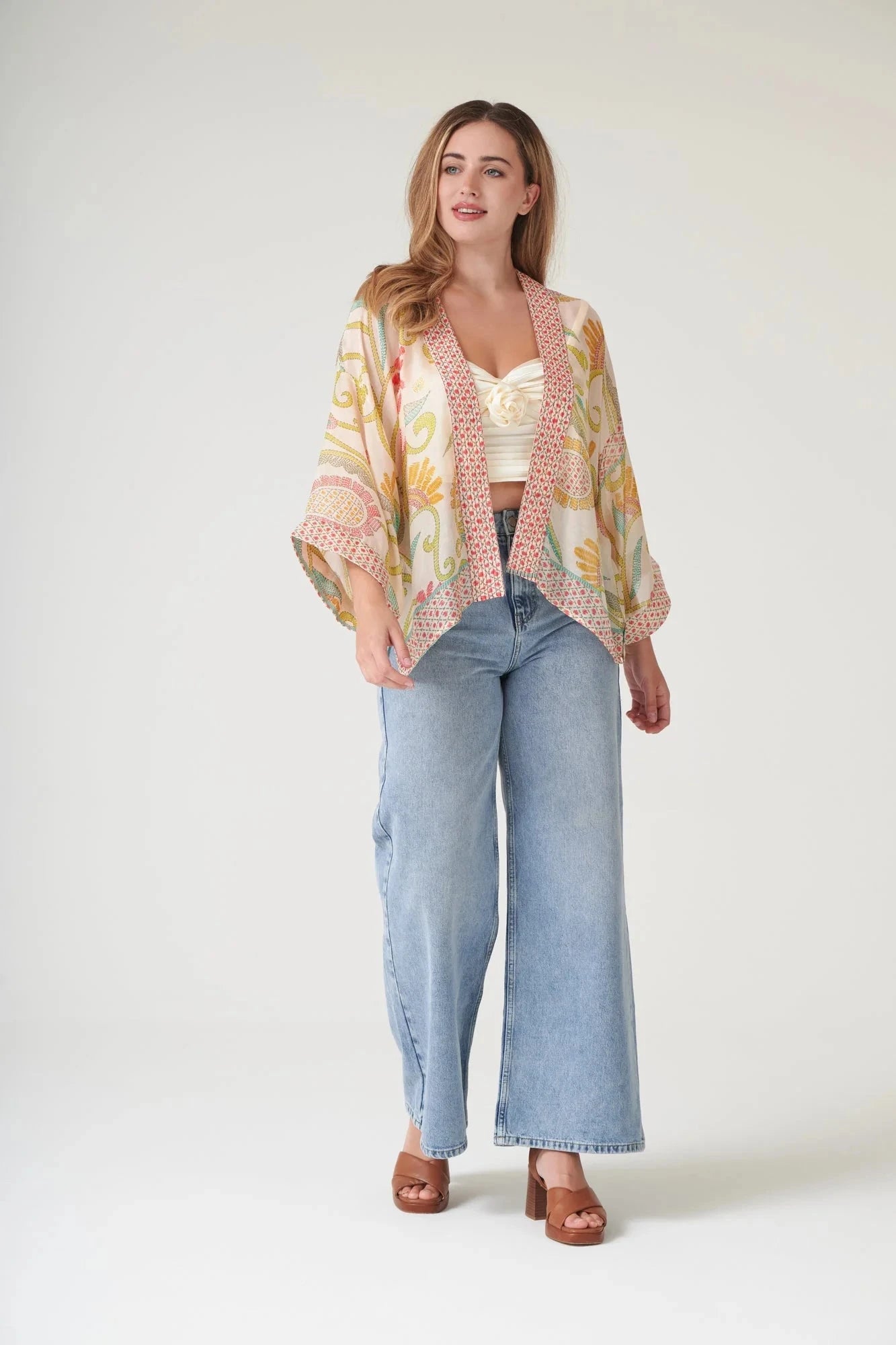 Kimono | Giant Kantha | Lime Kimonos One Hundred Stars 