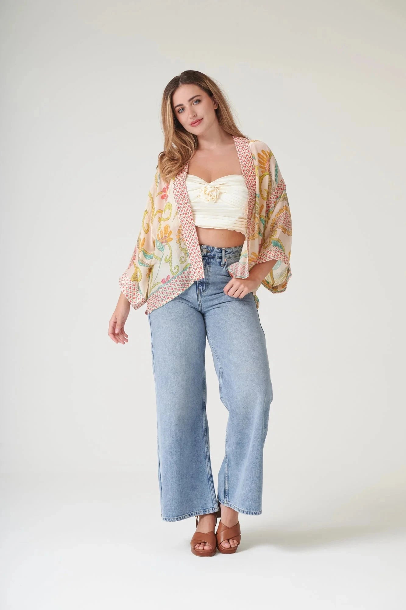 Kimono | Giant Kantha | Lime Kimonos One Hundred Stars 
