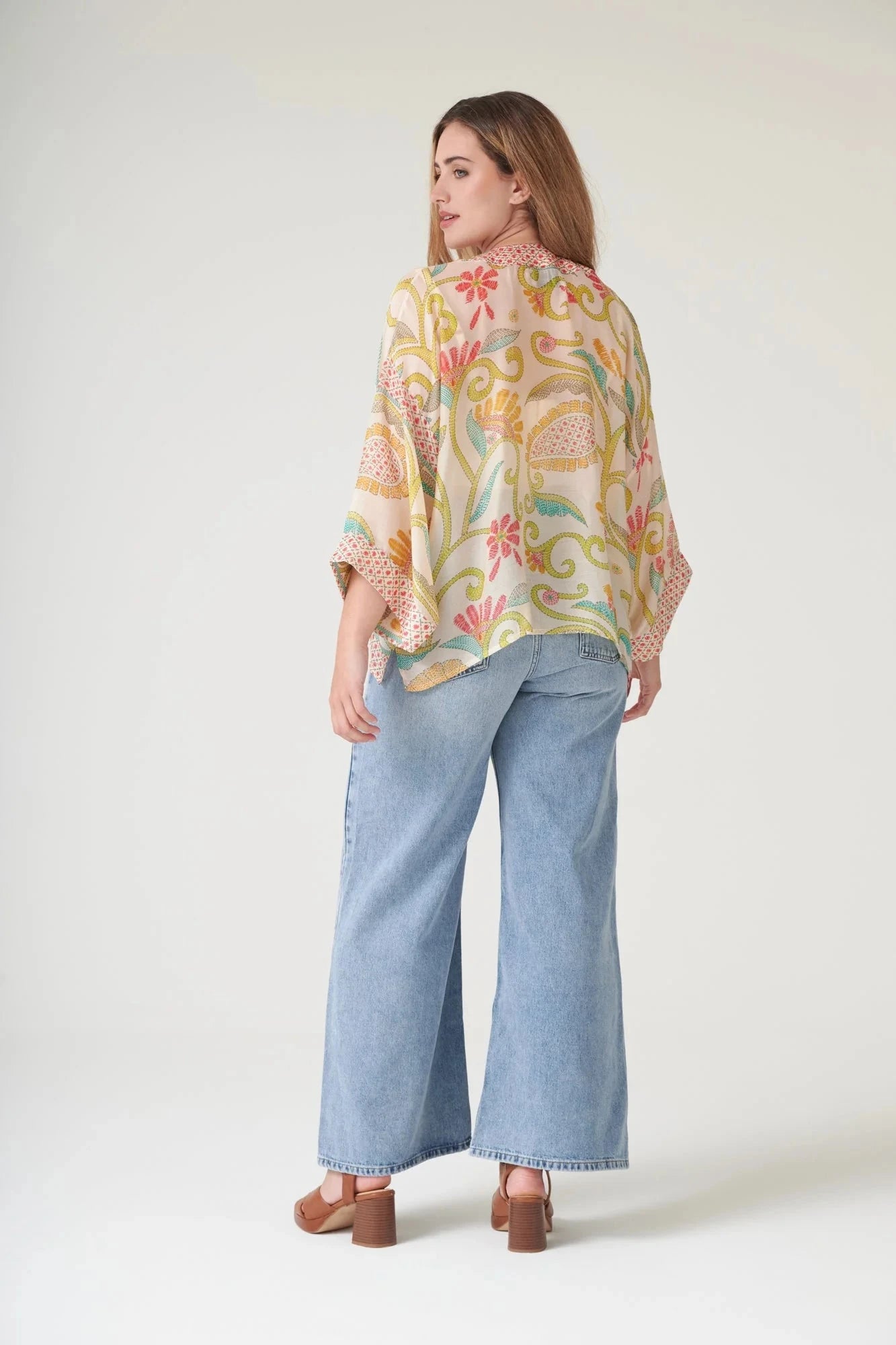Kimono | Giant Kantha | Lime Kimonos One Hundred Stars 